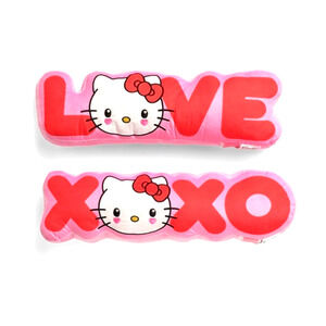 Hello Kitty & Friends 2 Pack Decorative Pillows “Love & XOXO” 8x24 New
